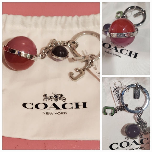 Sold Coach Orbit Bag Charm or Keychain - Picture 1 of 11